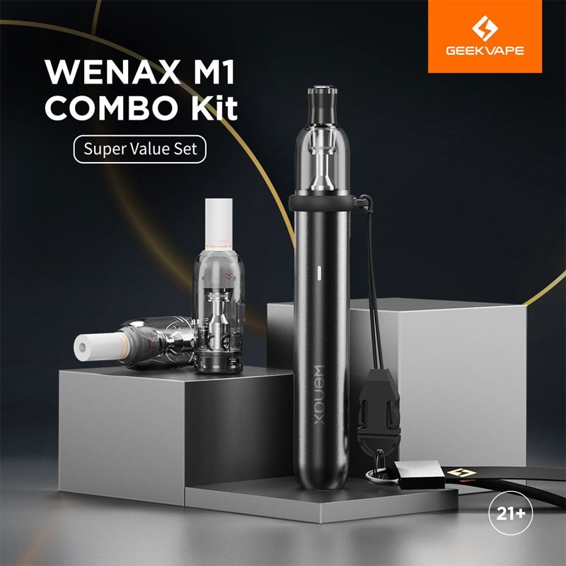 Sigaretta elettronica Wenax M1 COMBO KIT by Geekvape sigaretta elettronica wenax m1 combo kit by geekvape Sigaretta elettronica Wenax M1 COMBO KIT by Geekvape wenax m1 combo kit completo 800mah geekvape
